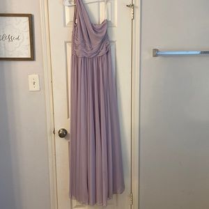 David’s bridal dress, size 8 in the color Iris.
